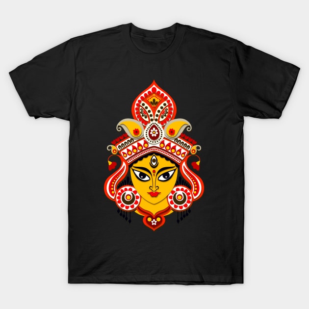 Goddess Durga T-Shirt by Prita_d